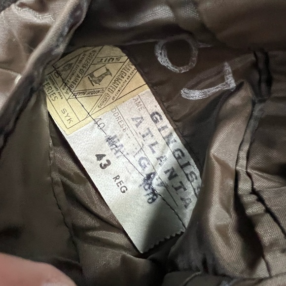 Vintage 1970’s Brown Velvet Tux Tuxedo Jacket 43R - Picture 4 of 5